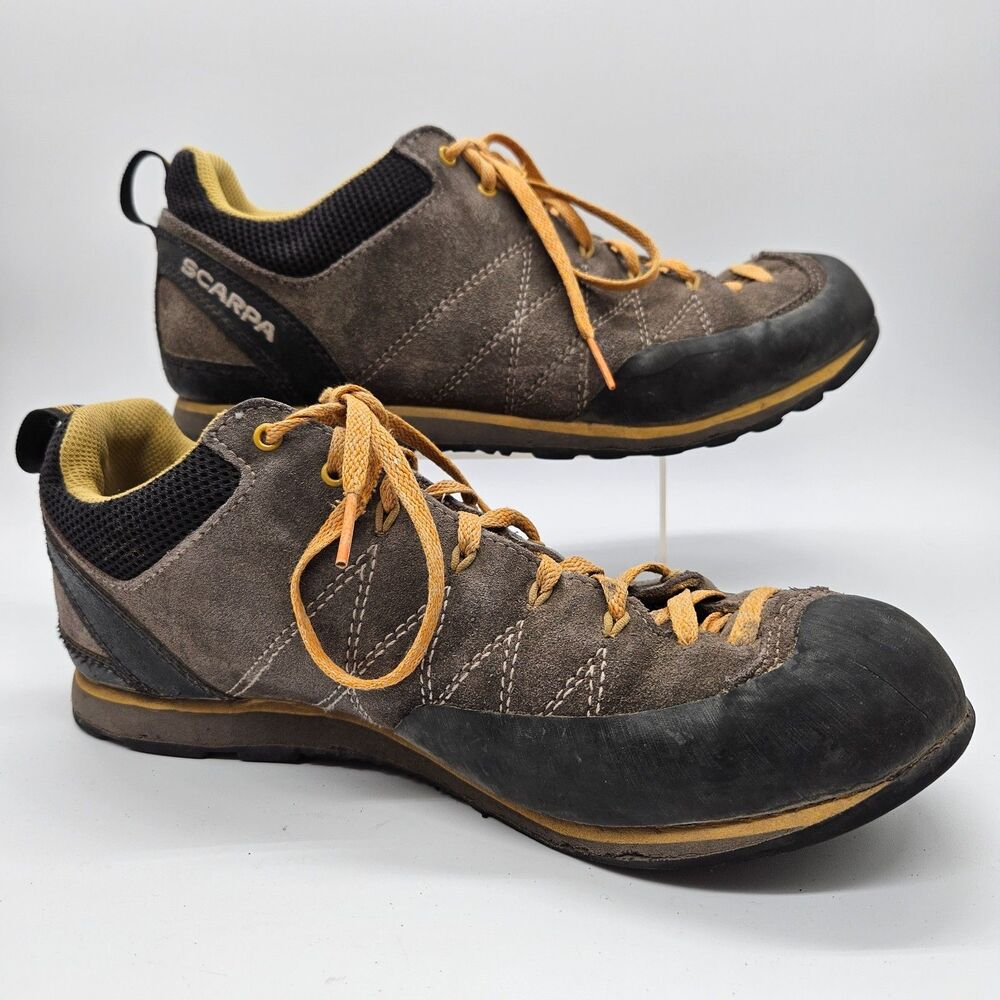 Scarpa Men's Crux Shark/Tonic Hiking Shoes 72053-350.8 (EU 42.5/ US 9.5) Lace Up